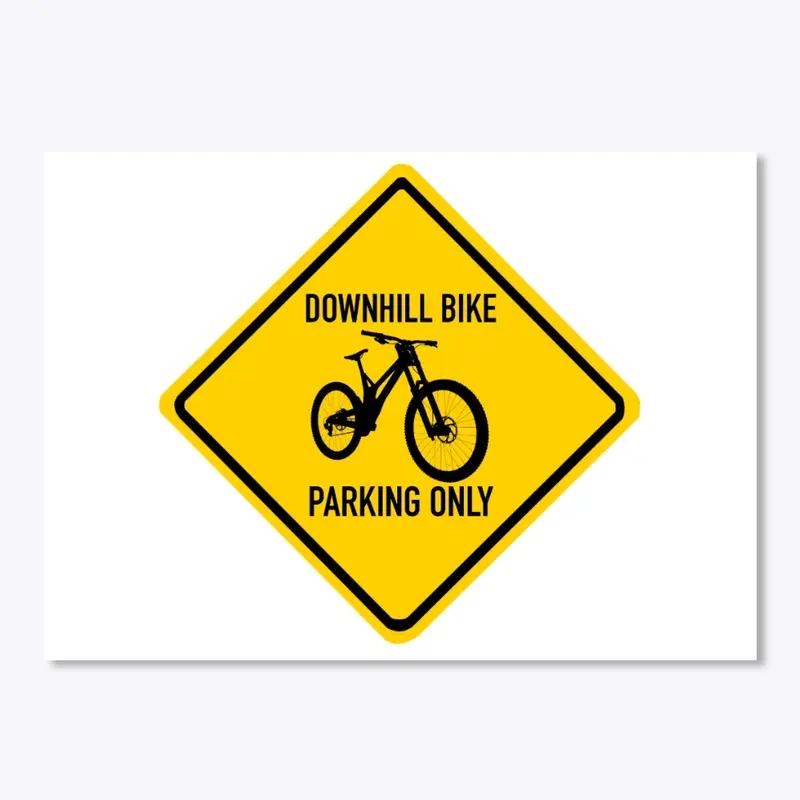 Downhill parking sticker